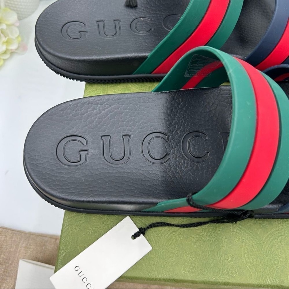 Men’s Gucci, Agrado double strap sandal size 11 made in Italy - Picture 4 of 11